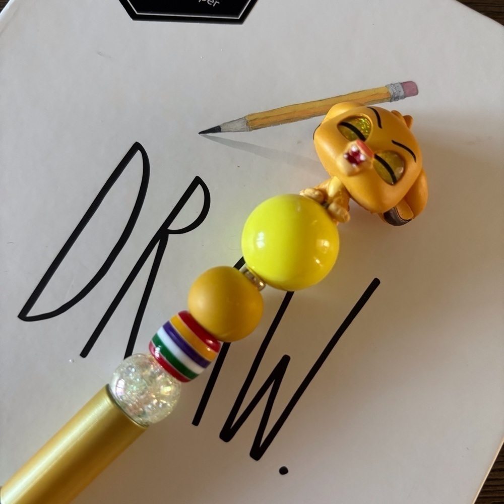 Disney Doorables: The Lion King: Simba handmade beaded pen